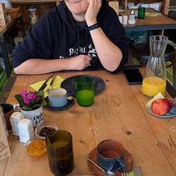 Frühstück in der Pension