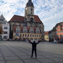 Marktplatz und Stadtkirche St. Wenzel