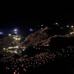 Was surprised to find this - they lit the terraces up! Beautiful end to my day