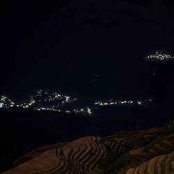 View of the valley from my room