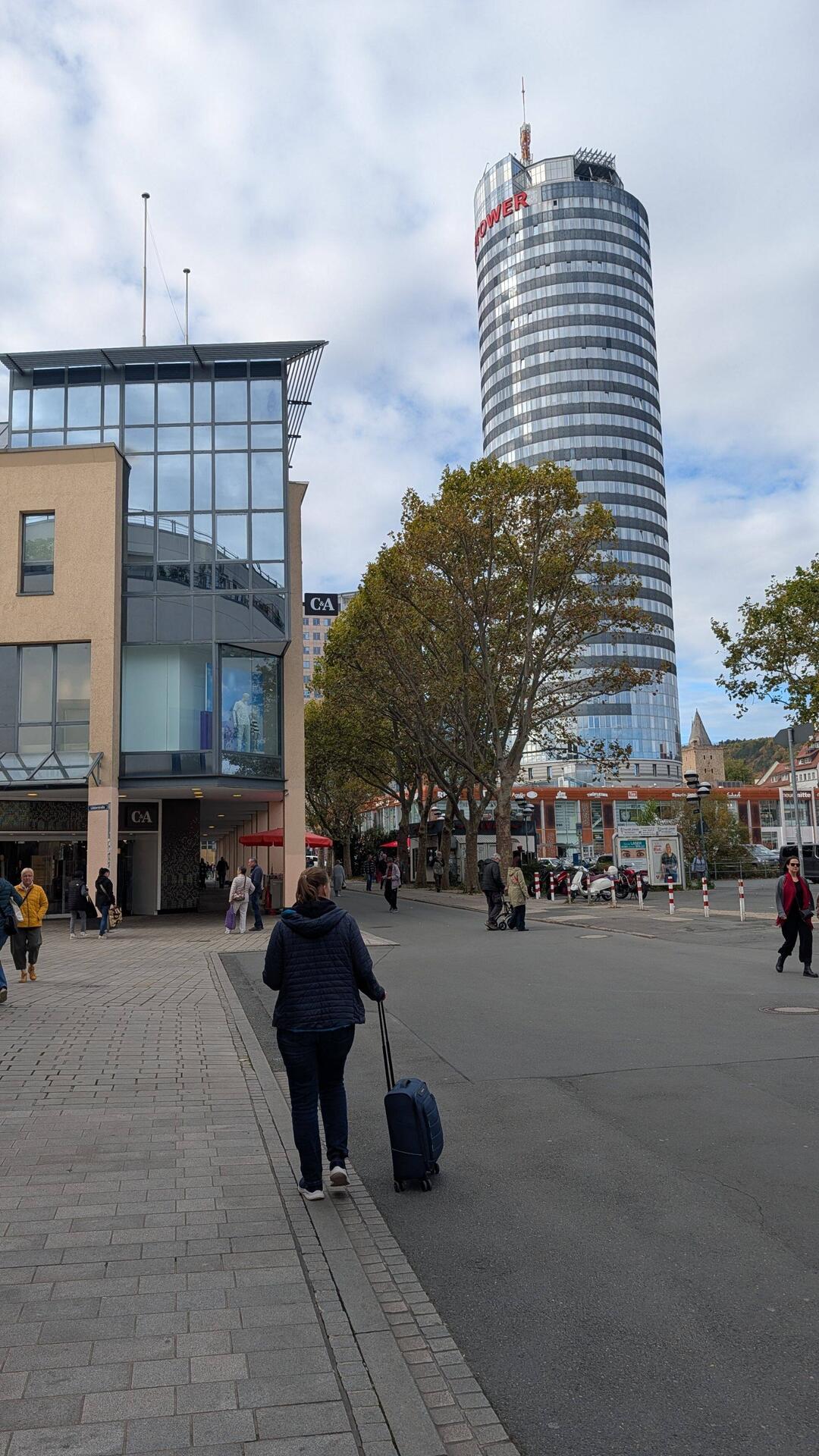 Blick auf den Jentower