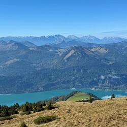 Ausblick auf den unteren Teil des Wolfgangsees.