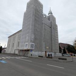 Pilgerkirche - eingerüstet! ...was sonst 🤷