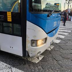 Unser Bus kommt.