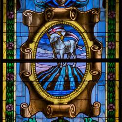 Stained glass window — Duomo di Siracusa.