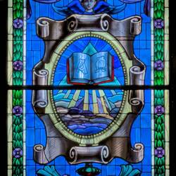 Stained glass window — Duomo di Siracusa.