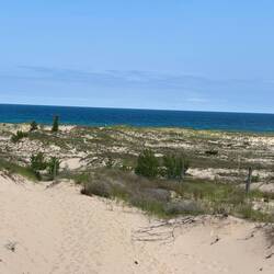 Lake Michigan from the trail