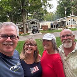Visiting with Renee and Gary