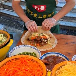 Dinner at a night market