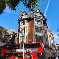 Fabulous London windows in the Tudor style
