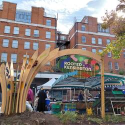 The site of the delightful boutique street market, just of Kensington High Street