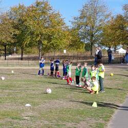 Sunday morning kids soccer in Kensington Park gardens