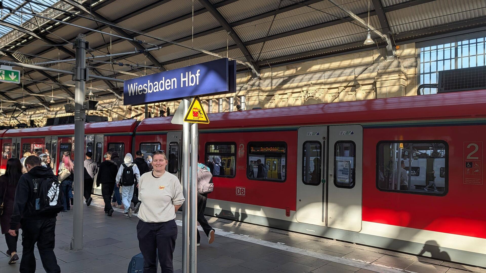 Ankunft in Wiesbaden
