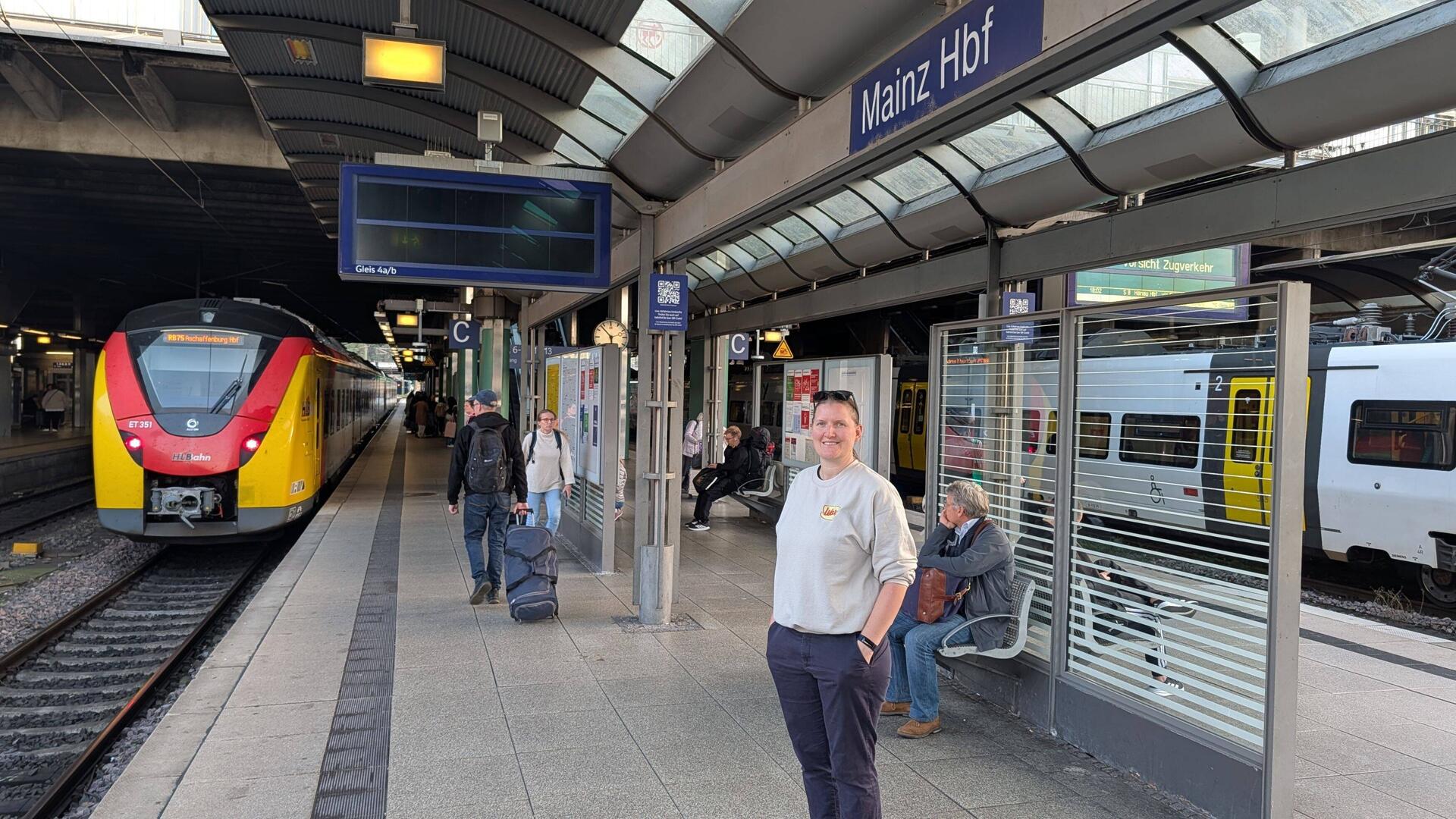 Ankunft in Mainz Hbf