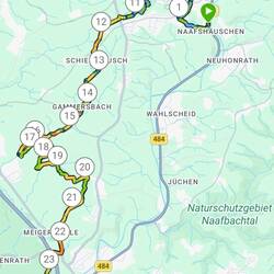 ...sehr schöne 26 km mit 700 hm.