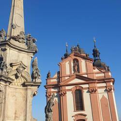 Die Kirche von hinten