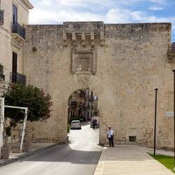 Largo Porta Marina ... the historic entry point onto Ortigia Island.
