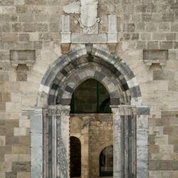 The main portal @ Castello Maniace — Ortigia Island, Siracusa.