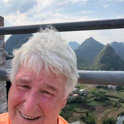 Made it to the top ... at great physical expense