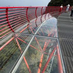 Glass skywalk