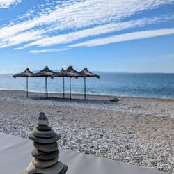 Auf in die Berge, man kann ja nicht nur den ganzen Tag am Strand liegen.