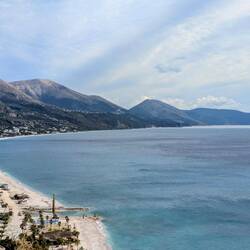 7 km langer Strand von Borsh
