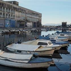 So langsam werden die Boote alle winterfest gemacht