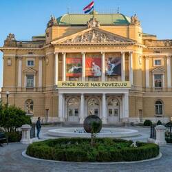 Das kroatische Nationaltheater von Rijeka