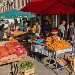 Marktfarben in Rijeka