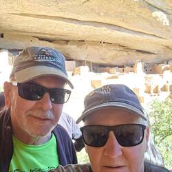 Half the climbing done
