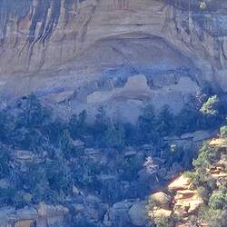 Our first sighting of Cliff dwellings today.