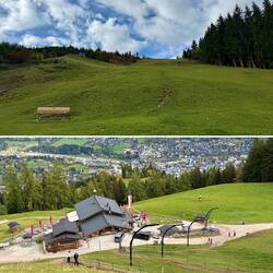 Start Super-G, vorbei an der Seidlalm