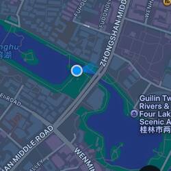 The two lakes I strolled around