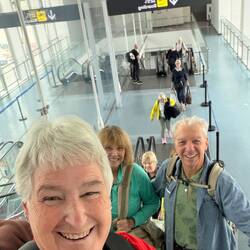 Part of the group I met on the plane from California