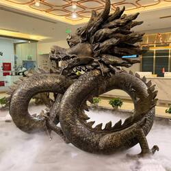 In my hotel lobby