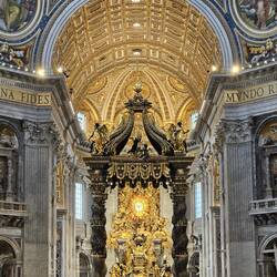 This second altar stands about 100 meters from the main one