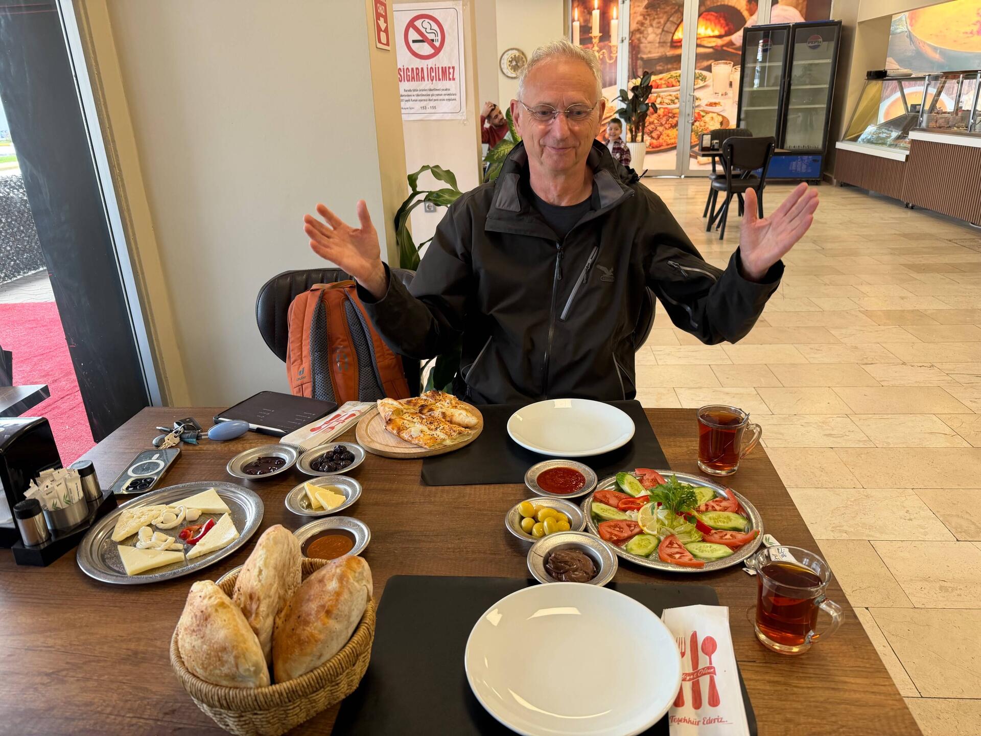 Wir wollten unbedingt noch einmal das Türkische Menemen essen