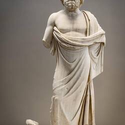 "Asclepius" ... Roman copy of a statue from the early 4th century BCE.