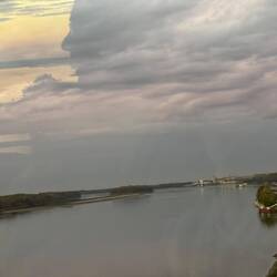 Die Grenze befindet sich in der Mitte der Donau 