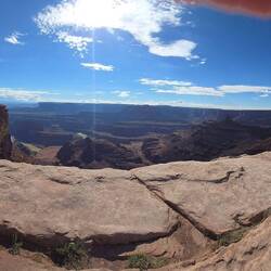 A panorama of the canyon
