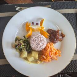 Mittag mit Krabbe (oben)