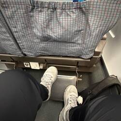 So much leg room. Very comfy