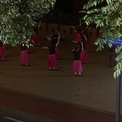 Women exercise group