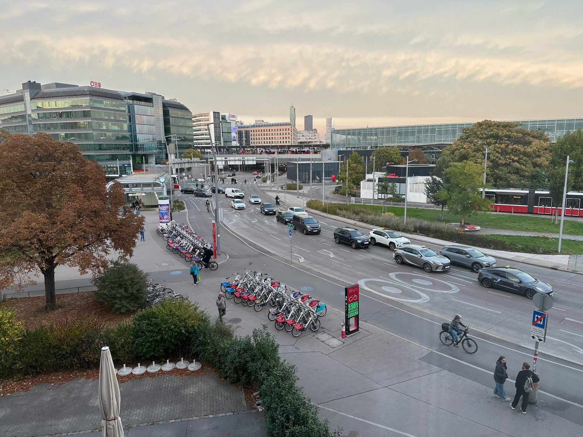 Blick aus meinem Fenster übern Praterstern