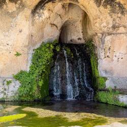 Grotto of the Nymphaeum ... in Tomb Row ... overlooking the Greek Theater.