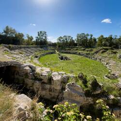 Roman Amphitheater ... believed to have been constructed in the 1st century BCE.