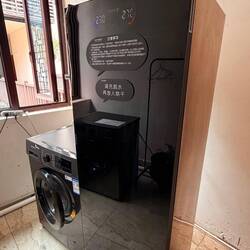 Washer and dryer at hotel