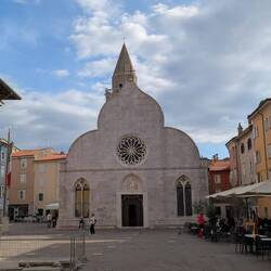 Gemeindeamt, Kathedrale, Cafés und Baustelle: Das Zentrum von Muggia