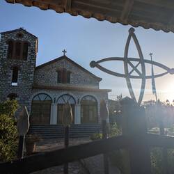 Griechenland, erste Übernachtung an der Kirche