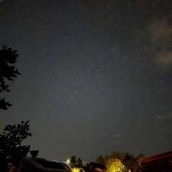 Nachts war sternklarer Himmel